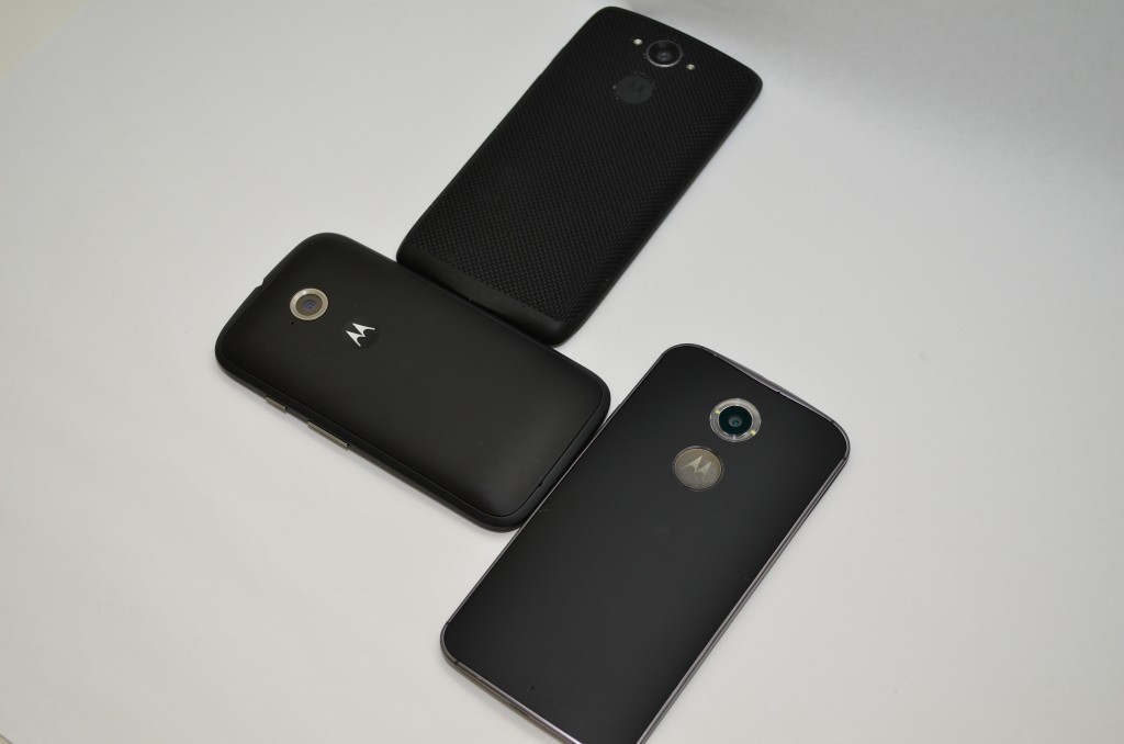 Smartphones Moto Maxx, Moto E e Moto X