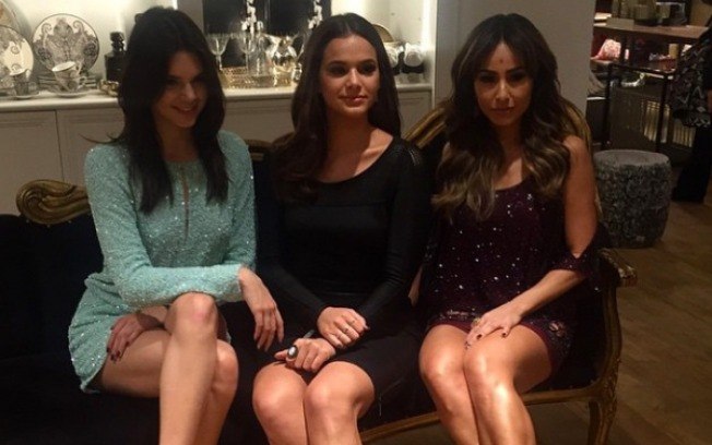 Kendall, Bruna e Sabrina no lançamento de coleção da Le Lis Blanc