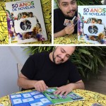 Tiago Abravanel coleciona álbum de figurinhas das novelas