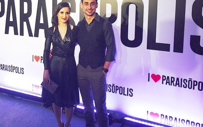 Carolina Pismel e Paulo Verling na festa de 'I love Paraisópolis'