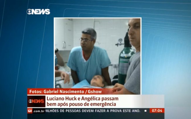 Angélica foi transferida de UTI móvel de Campo Grande para São Paulo e chegou de maca ao hospital