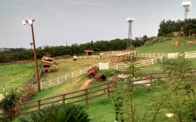 A fazenda onde é feito o reality fica em Itu, no interior de São Paulo