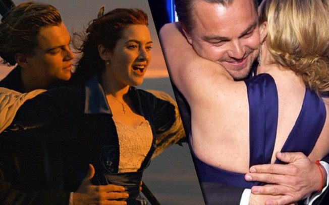 Kate Winslet e Leonardo DiCaprio se reencontraram durante o Globo de Ouro, no domingo (10)