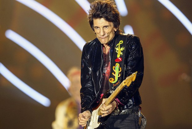 Ronnie Wood se apresentou com os 'Rolling Stones' no Rio no último sábado