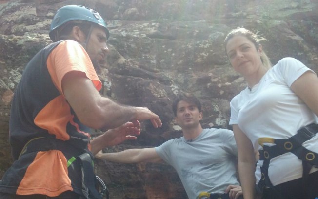 A equipe ficou uma hora à deriva até ser socorrida. Depois do susto, voltaram ao hotel e gravaram em outros pontos da cidade