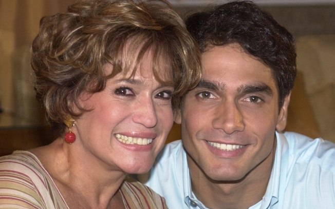 Rafael e Susana Vieira durante a novela 