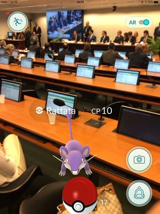 O pokémon Rattata foi flagrado em Comissão Especial da Câmara dos Deputados em discurso do juiz Sérgio Moro