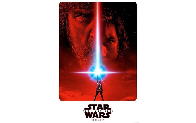 Primeiro pôster de Star Wars%3A Os Últimos Jedi destaca Luke Skywalker e Rey