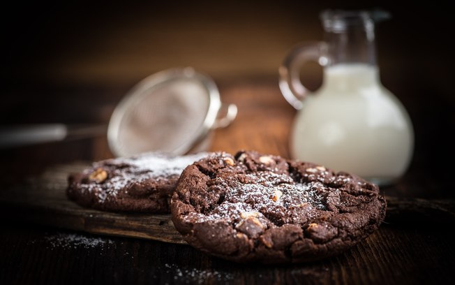 Cookie de cacau ajuda a manter a concentração e é uma ótima pedida para um lanche da tarde