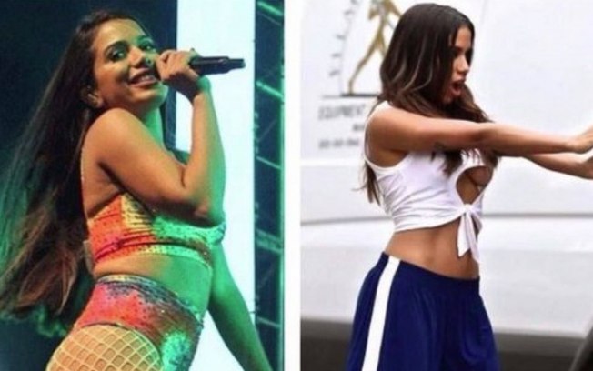 Antes de depois de Anitta compartilhado por Mayra Cardi