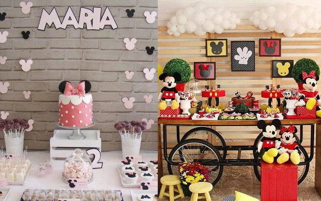 Antes de começar a comprar os enfeites da decoração%2C é preciso escolher quais as cores base para a festa da Minnie