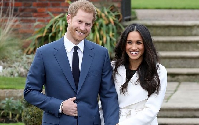 Em primeira aparição pública após noivado%2C Príncipe Harry e Meghan Markle comentam relação e exibem anel